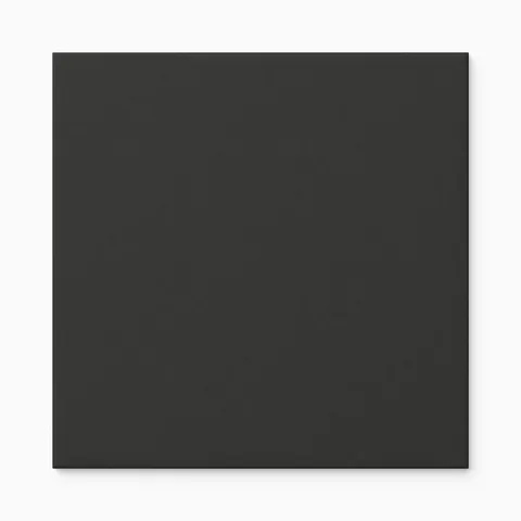 Merrick 8 x 8 Matte Porcelain Tile in Synth Black