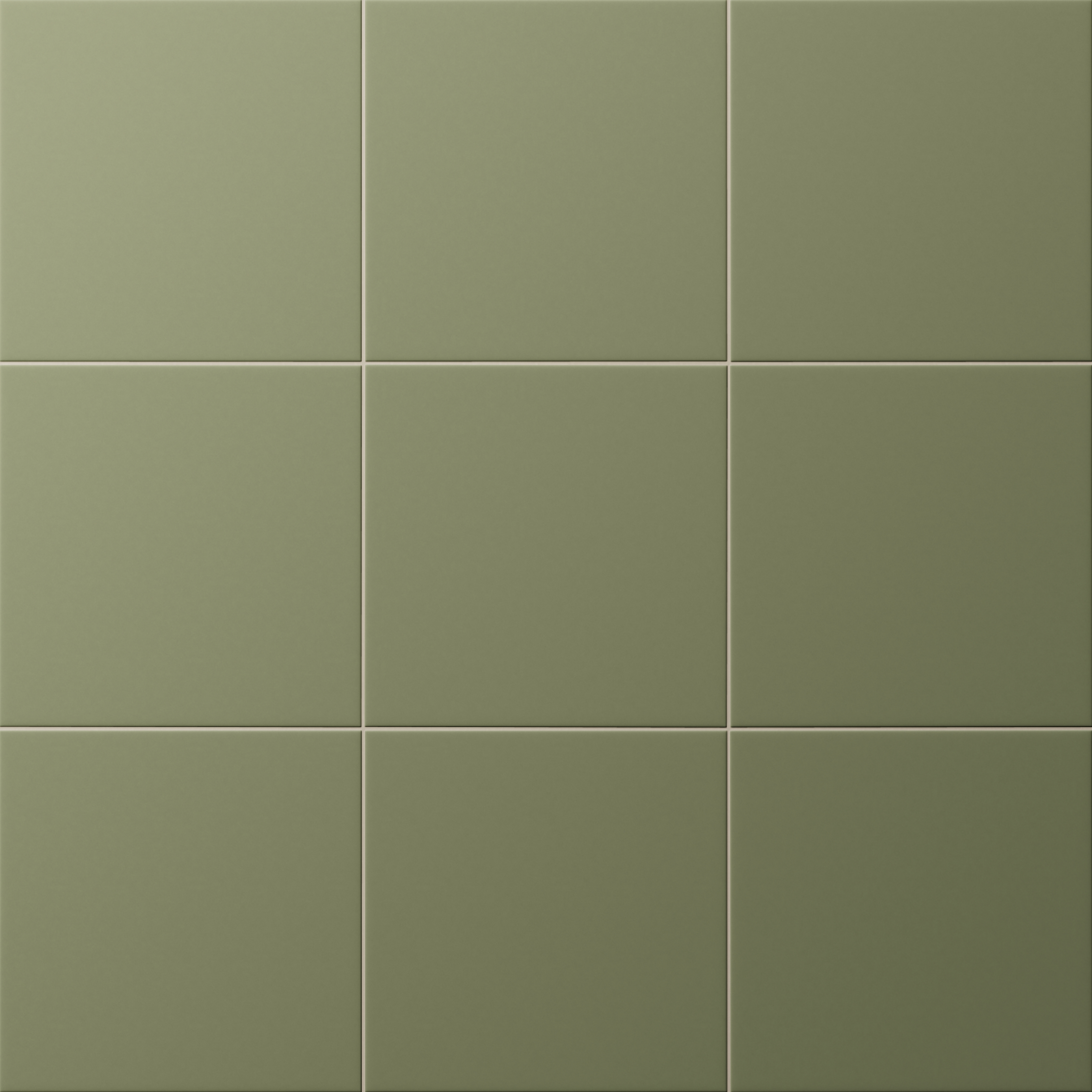 Merrick 8 x 8 Matte Porcelain Tile in Folk Green | Edward Martin