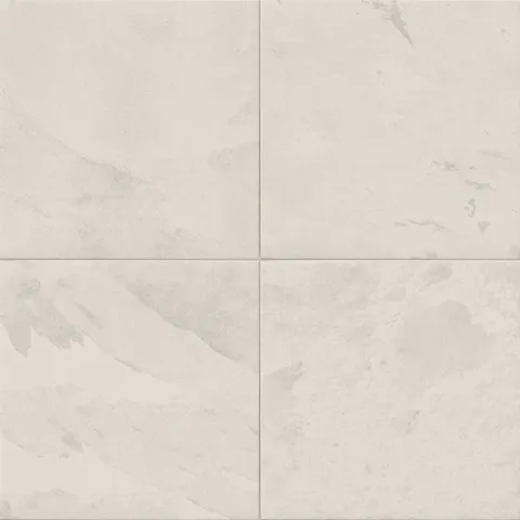 Large-format matte tile in off-white and soft beige tones with gentle stone-like veining, perfect for brightening interiors and creating a clean, airy aesthetic in modern or minimalist spaces.
