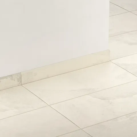 Aurora 3 x 24 Matte Porcelain Bullnose Tile in Ivory