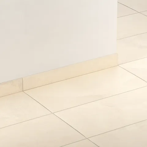 Aurora 3 x 24 Matte Porcelain Bullnose Tile in Beige