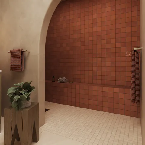 Aurora 2 x 2 Matte Porcelain Mosaic Tile in Beige