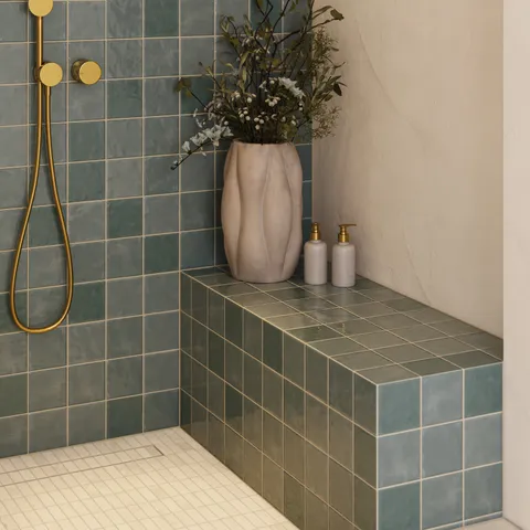 Aurora 1 x 3 Matte Porcelain Mosaic Tile in Ivory