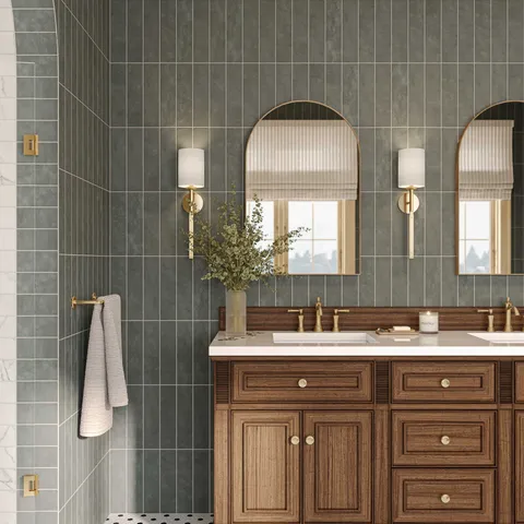 Kai 3 x 12 Matte Porcelain Tile in Marine