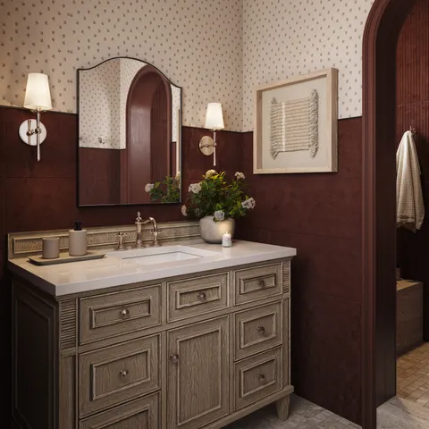 Kai 3 x 12 Matte Porcelain Tile in Marron
