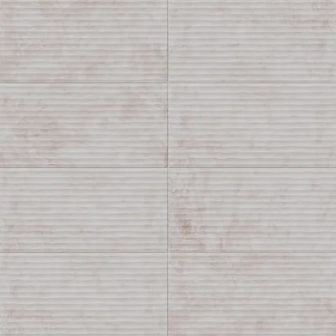 Kai 12 x 24 Fluted Matte Porcelain Tile in Smoke