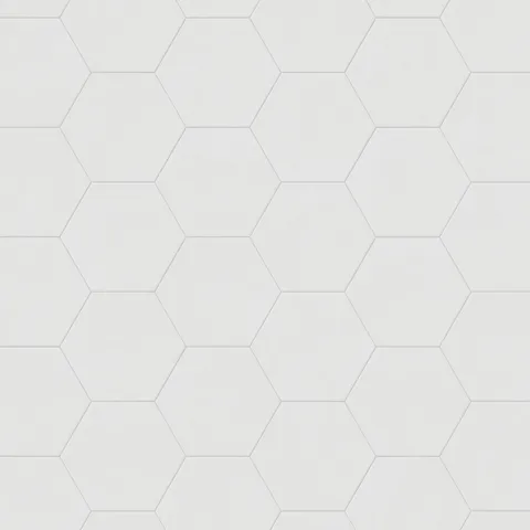 Kai 10 x 10 Matte Porcelain Hexagon Tile in Whisper