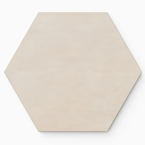 Kai 10 x 10 Matte Porcelain Hexagon Tile in Alabaster