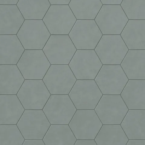 Kai 10 x 10 Matte Porcelain Hexagon Tile in Marine