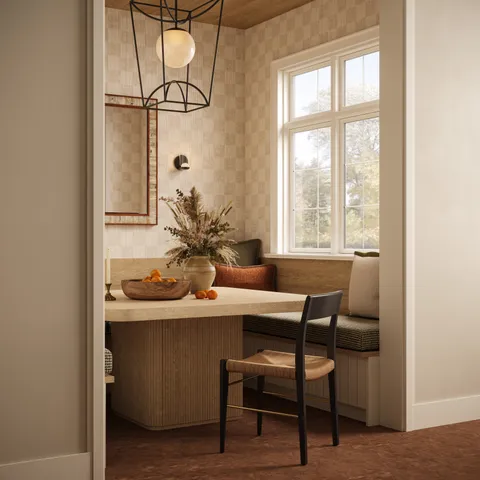 Kai 10 x 10 Matte Porcelain Hexagon Tile in Terracotta