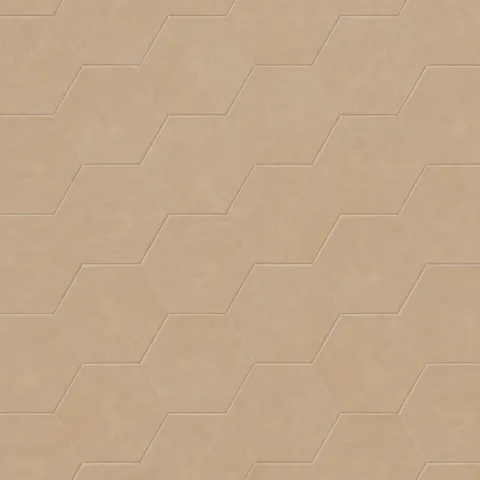 Kai 10 x 10 Matte Porcelain Hexagon Tile in Buttercup