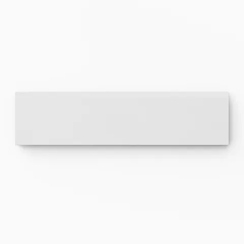 Kai 3 x 12 Bullnose Matte Porcelain Tile in Whisper