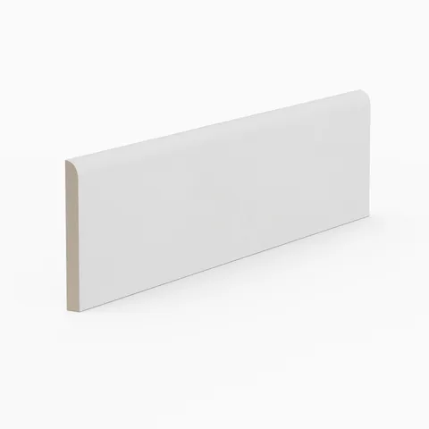 Kai 3 x 12 Bullnose Matte Porcelain Tile in Whisper