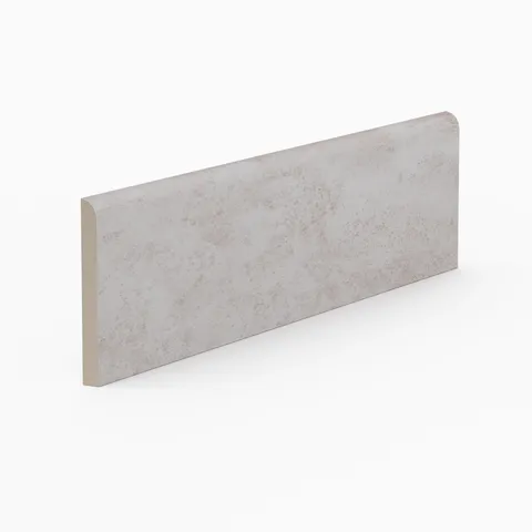 Kai 3 x 12 Bullnose Matte Porcelain Tile in Smoke