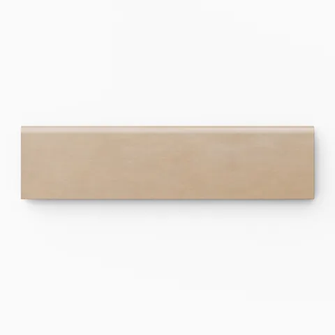 Kai 3 x 12 Bullnose Matte Porcelain Tile in Buttercup