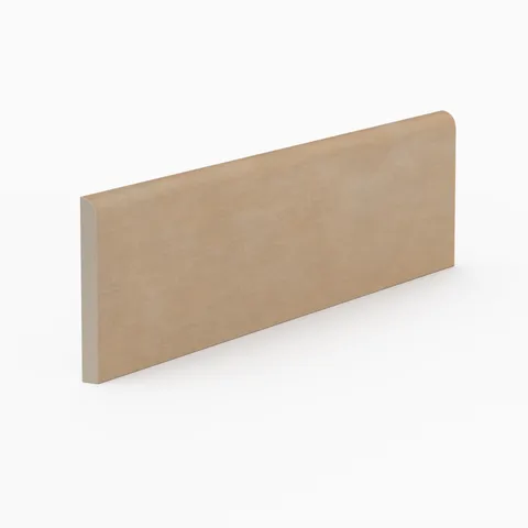 Kai 3 x 12 Bullnose Matte Porcelain Tile in Buttercup