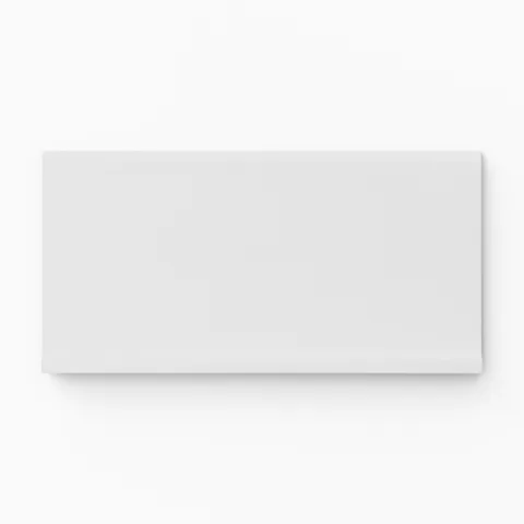 Kai 6 x 12 Cove Base Matte Porcelain Tile in Whisper