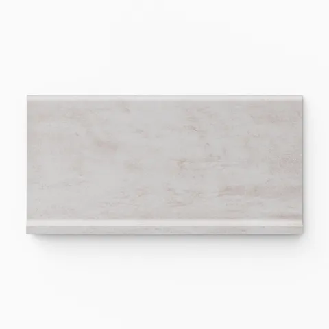 Kai 6 x 12 Cove Base Matte Porcelain Tile in Smoke