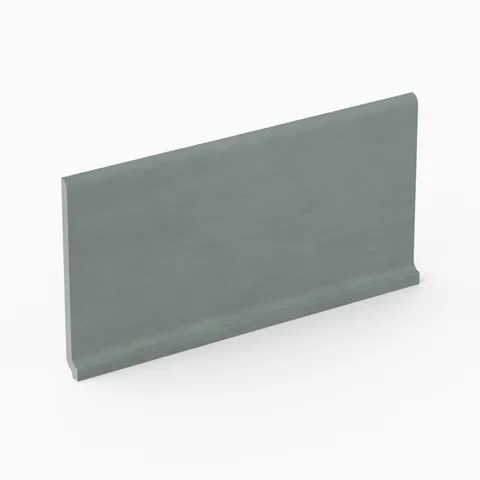 Kai 6 x 12 Cove Base Matte Porcelain Tile in Marine