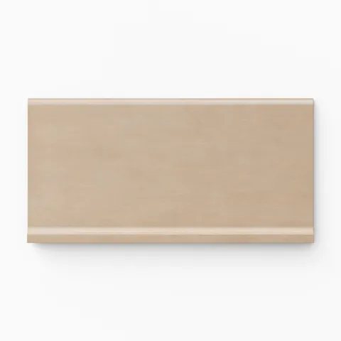 Kai 6 x 12 Cove Base Matte Porcelain Tile in Buttercup