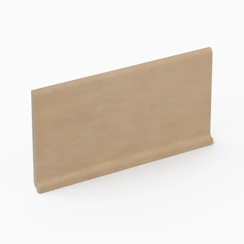 Kai 6 x 12 Cove Base Matte Porcelain Tile in Buttercup
