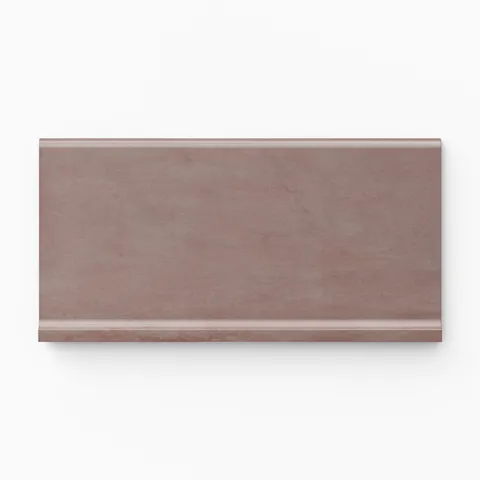 Kai 6 x 12 Cove Base Matte Porcelain Tile in Marron