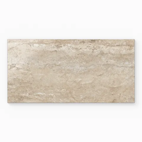 Marlow 12 x 24 Polished Porcelain Tile in Navona