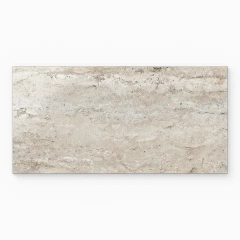 Marlow 12 x 24 Polished Porcelain Tile in Silver