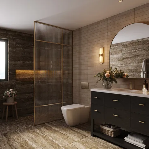 Marlow 24 x 48 Matte Porcelain Tile in Titanium