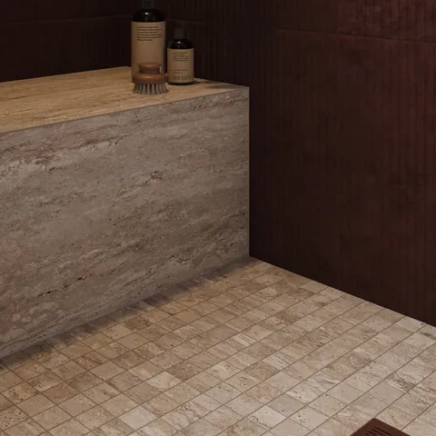 Marlow 2 x 2 Matte Porcelain Mosaic Tile in Silver