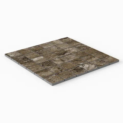 Marlow 2 x 2 Matte Porcelain Mosaic Tile in Titanium