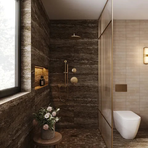 Marlow 3 x 3 Matte Porcelain Hexagon Mosaic in Titanium