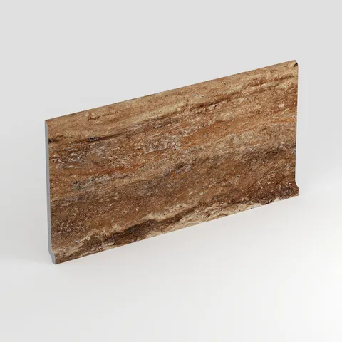Marlow 6 x 12 Matte Porcelain Cove Base Tile in Bold