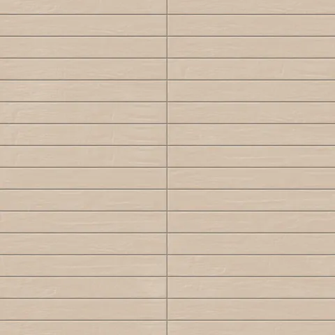 Piper 3 x 24 Glossy Porcelain Tile in Almond