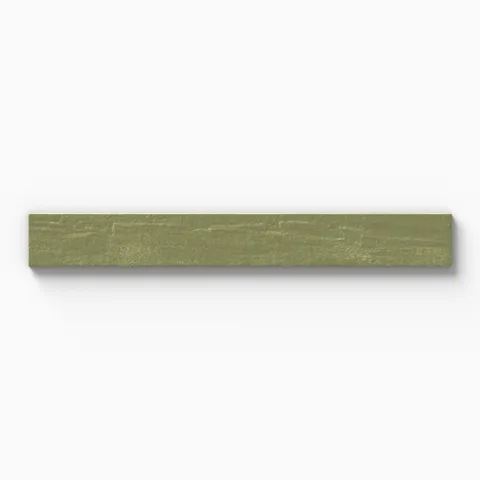 Piper 3 x 24 Glossy Porcelain Tile in Olive