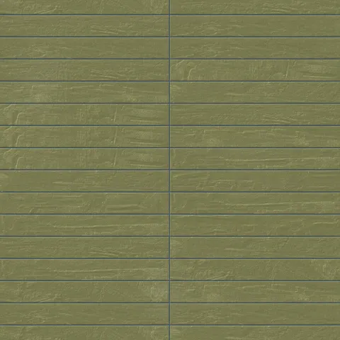 Piper 3 x 24 Glossy Porcelain Tile in Olive
