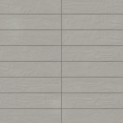 Piper 6 x 24 Glossy Porcelain Tile in Grey