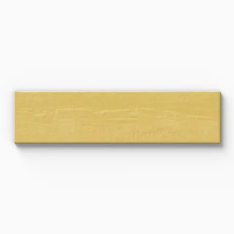 Piper 6 x 24 Glossy Porcelain Tile in Gold