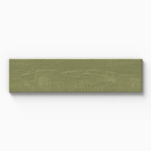 Piper 6 x 24 Glossy Porcelain Tile in Olive