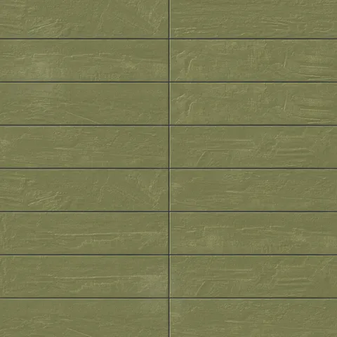 Piper 6 x 24 Glossy Porcelain Tile in Olive