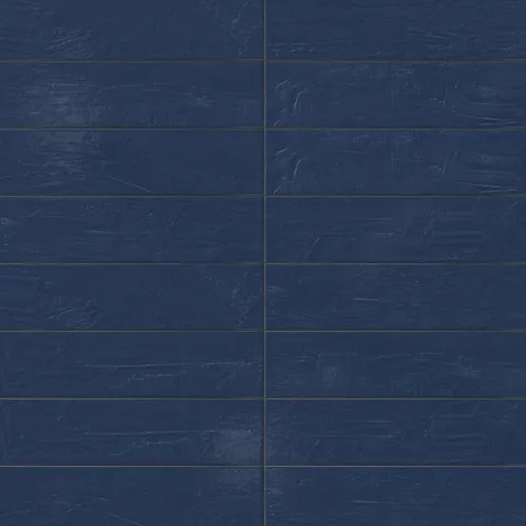 Piper 6 x 24 Glossy Porcelain Tile in Navy