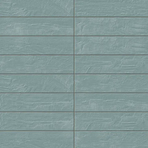 Piper 6 x 24 Glossy Porcelain Tile in Blue