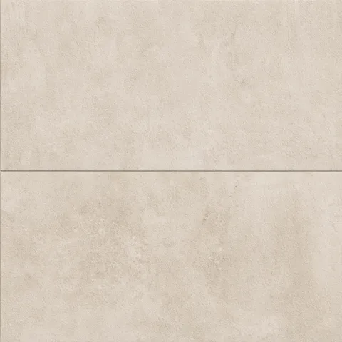 Large rectangular tiles with a subtly textured surface and gentle shifts of warm beige tones, echoing the traces of hand-formed clay.