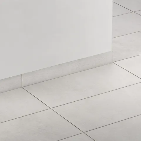 Vesper 3 x 24 Matte Porcelain Bullnose Tile in Grey