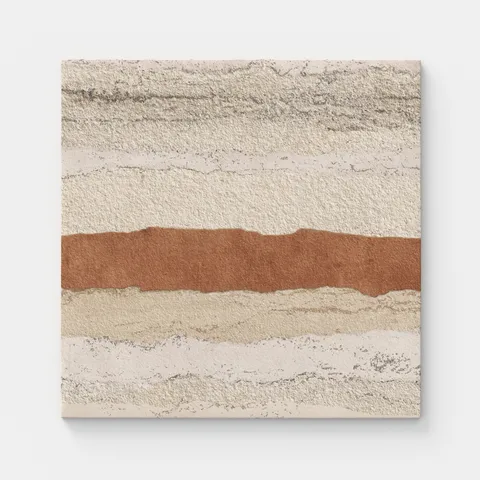 Vesper 12 x 12 Matte Porcelain Tile in Layered Deco