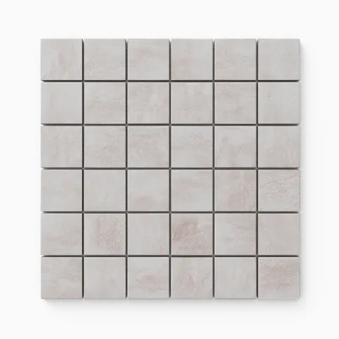 Kai 2 x 2 Matte Porcelain Mosaic Tile in Smoke
