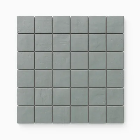 Kai 2 x 2 Matte Porcelain Mosaic Tile in Marine
