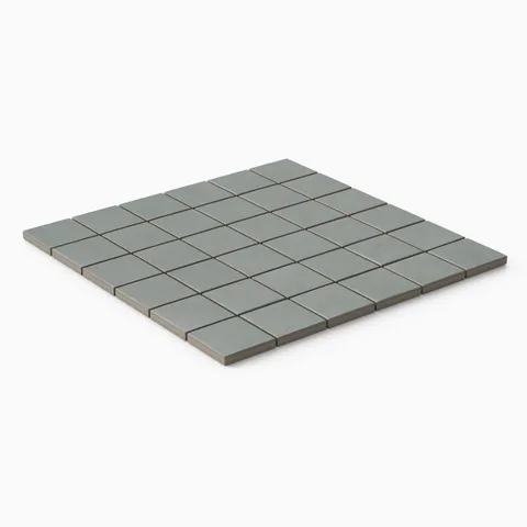 Kai 2 x 2 Matte Porcelain Mosaic Tile in Marine