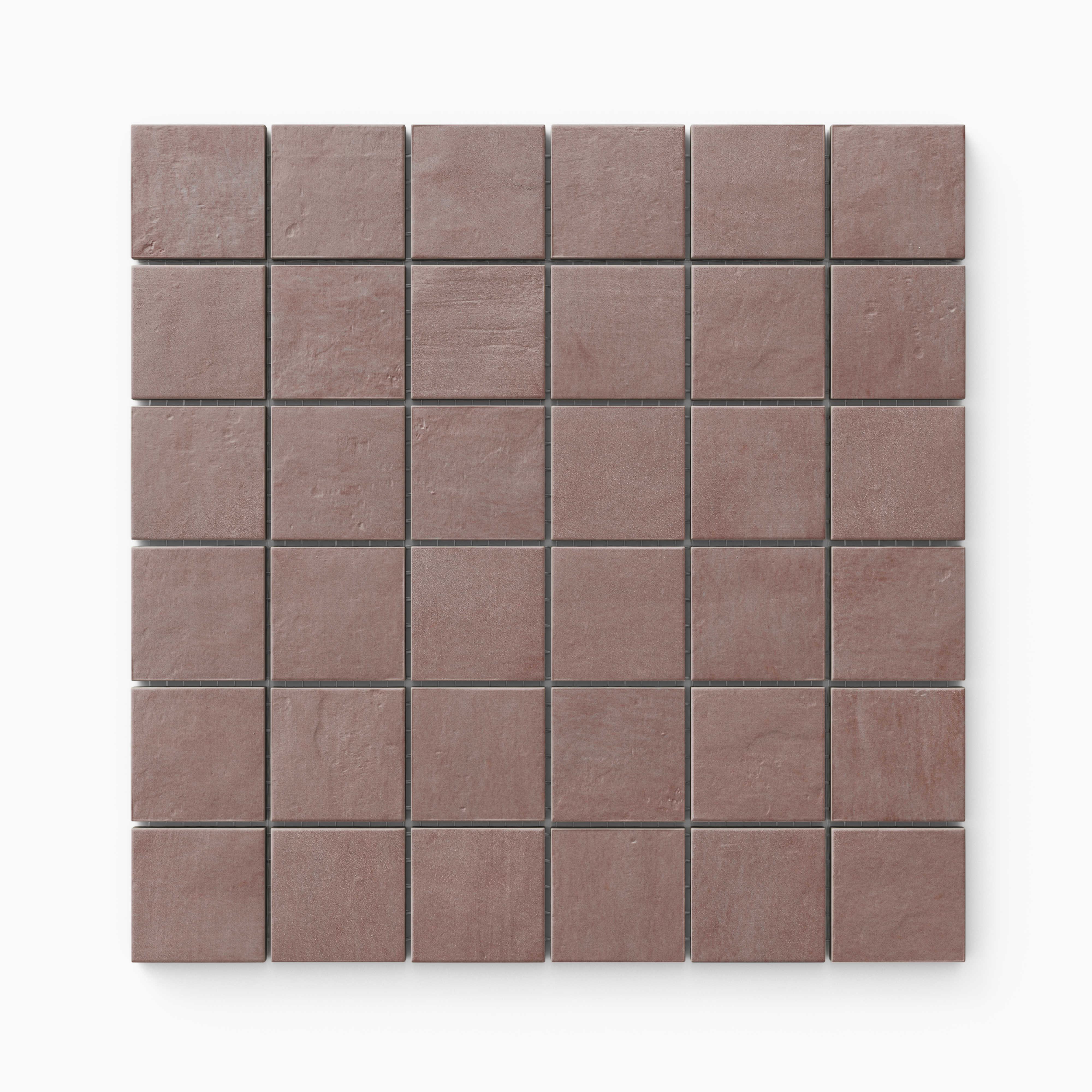 Kai 2 x 2 Matte Porcelain Mosaic Tile in Jade | Edward Martin
