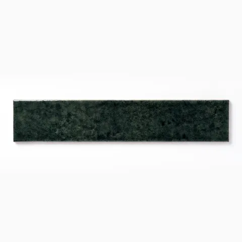 Amelia 2 x 13 Glossy Crackled Ceramic Tile in Ink
